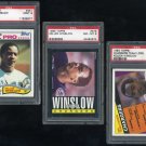 Chargers KELLEN WINSLOW Topps PSA Gaded Card Lot