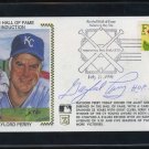 Royals GAYLORD PERRY Signed/Auto HOF Cachet JSA SOA
