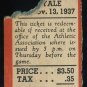 1937 Yale vs. Princeton Ticket, '37 Heisman Clink Frank