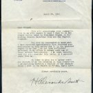 1951 NJ Senator Smith Signed Letter+, Truman, MacArthur