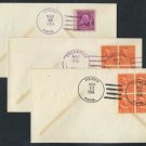 Kansas Last Day Post Office Cancel Lot; Otego+