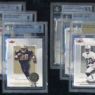 2001 Fleer Authority BGS Graded Rookie Card (RC) Lot
