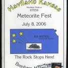 2006 Haviland, KS Meteorite Festival Program, Canceled