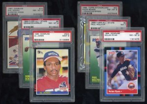 PSA Graded Baseball Card Lot; Nolan Ryan+