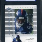 2000 UD Graded #123 Muneer Moore RC SGC 96 Broncos