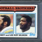 1982 Topps 270 Dewey/Lee Roy Selmon Brothers Card PSA 9