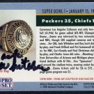 TV Sportcaster JACK WHITAKER Signed Super Bowl I Card