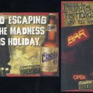 2002 Coors Beer Holiday Promotional Postcard Lot