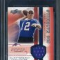 2002 Score QBC Materials JIM KELLY 2-Color Jersey Card
