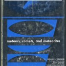 Meteors, Comets and Meteorites Hardcover Book (1964)