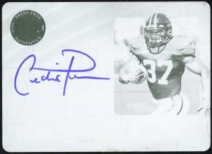 2009 Press Pass CEDRIC PEERMAN Auto RC Plate 1/1