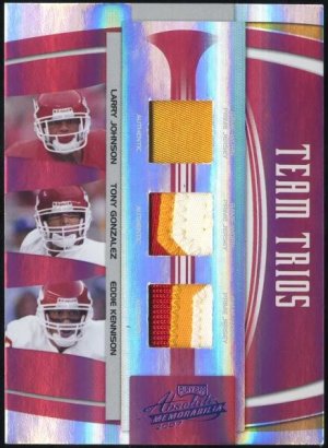 2007 Playoff Larry Johnson, Gonzalez & Kennison GU 1/1