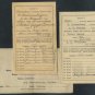 1930s High School Report Card Lot; Union Township, Ohio