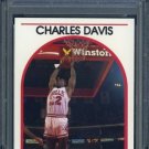 1989 Hoops #13 CHARLES DAVIS Card PSA 10 Chicago Bulls