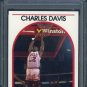 1989 Hoops #13 CHARLES DAVIS Card PSA 10 Chicago Bulls