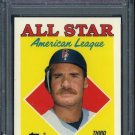1988 Topps Tiffany #388 WADE BOGGS AS PSA 10 Red Sox