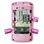 Allure - Pink Mini Cell Phone (Quadband, Dual SIM, Touchscreen)