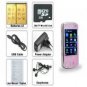 Allure - Pink Mini Cell Phone (Quadband, Dual SIM, Touchscreen)