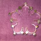 New 5 x 24/40 METAL Joint Clips/Keck Clamps