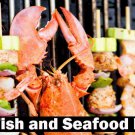 1600 SEAFOOD Recipes eBook on CD Printable - Free Combined Shipping