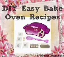 Easy Bake Oven Cookie and Frosting Recipes eBook on CD Printable