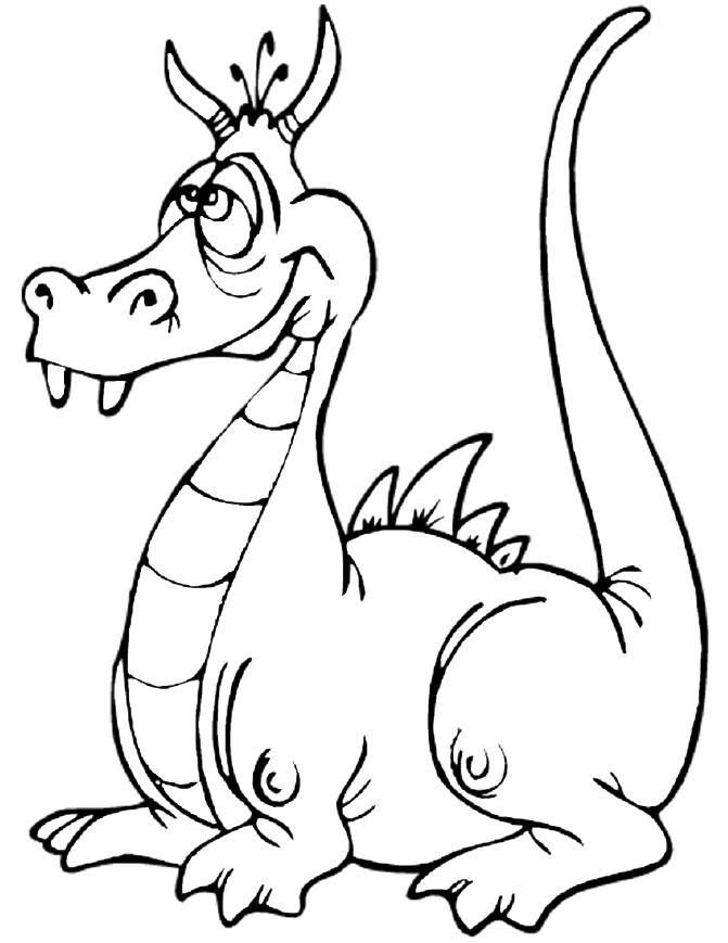 Dragon Printable Coloring eBook 35 Pages on CD