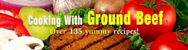 135 GROUND BEEF Recipes eBook on CD Printable