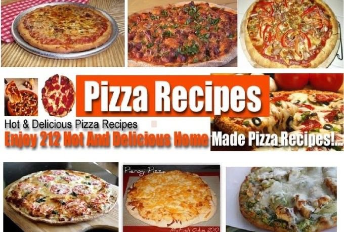 212 PIZZA & SAUCE & DOUGH Recipes eBook