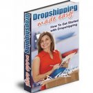 Dropshipping Made Easy eBook on CD Printable
