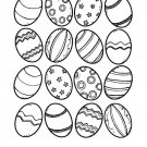 Easter Eggs Coloring Book on CD eBook PDF 60 Printable pages