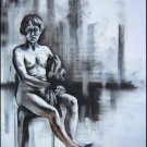 Original Nude Charcoal Drawing- Dianne