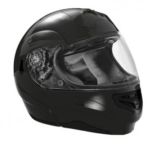 SUMMIT II VEGA FLIP UP MODULAR MOTORCYCLE HELMET BLACK DOT SIZES XS-2X IN STOCK