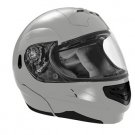 SUMMIT II VEGA FLIP UP MODULAR MOTORCYCLE HELMET SILVER DOT SIZES XS-2X IN STOCK