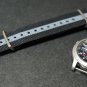 Black and Gray One Stripe 20mm James Bond Nato Nylon Watch Strap