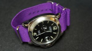 Purple 20mm  Nato Nylon Watch Strap