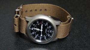Brown 18mm  Nato Nylon Watch Strap