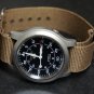 Brown 20mm  Nato Nylon Watch Strap