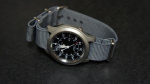 Gray Grey 20mm Nato Nylon Watch Strap
