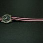Black and Pink Stripe 18mm James Bond Nato Nylon Watch Strap