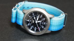 Blue Rainbow 18mm Nato Nylon Watch Strap