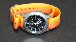Orange Rainbow 18mm Nato Nylon Watch Strap