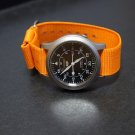 Orange 22mm Military Watch Strap