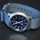Gray 22mm Military Watch Strap