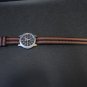 Black Red Green Stripe 20mm Military Watch Strap