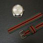 Green Black Red 18mm 2 Piece Military Watch Strap