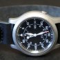 Black 22mm Leather Nato Watch Strap