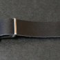 Black 20mm Leather Nato Watch Strap
