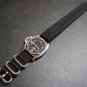 Black 24mm 3 Ring Zulu Nylon Watch Strap Band