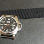 Black 20mm 3 Ring Zulu Nylon Watch Strap Band