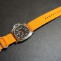 Orange 22mm 3 Ring Zulu Nylon Watch Strap Band